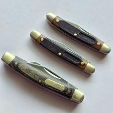 Lot of 3 Modern Schrade Old Timer Pocket Knives EDC User Lot 104OT 18OT Stockman