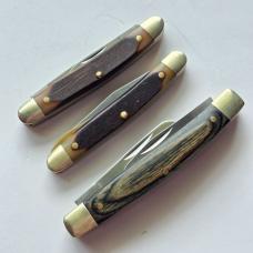 Lot of 3 Modern Schrade Old Timer Pocket Knives EDC User Lot 104OT 18OT Stockman