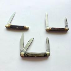 Lot of 3 Modern Schrade Old Timer Pocket Knives EDC User Lot 104OT 18OT Stockman