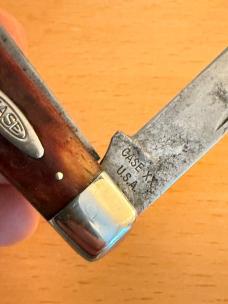 Beautiful 1965-69 Case XX 6235 1/2 Swell End Jack. Red Bone Vintage 