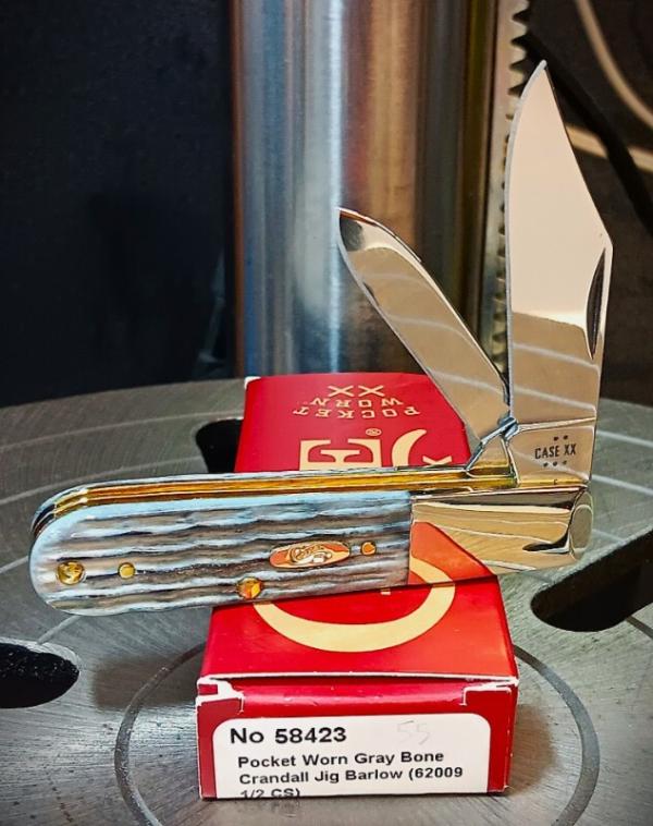 2025 Case XX Pocket Worn Gray Bone Crandall Jig Barlow 62009 1/2 - Stainless 2025 Case XX Pocket Worn Gray Bone Crandall Jig Barlow 62009 1/2 - Stainless