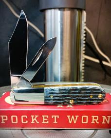2025 Case XX Pocket Worn Gray Bone Crandall Jig Barlow 62009 1/2 - Stainless