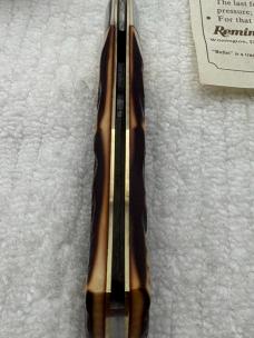 Remington 1990 Tracker Bullet Knife R#1306 Vintage New In Box Excellent