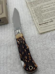 Remington 1990 Tracker Bullet Knife R#1306 Vintage New In Box Excellent