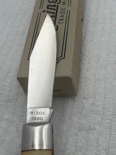 Remington 1990 Tracker Bullet Knife R#1306 Vintage New In Box Excellent