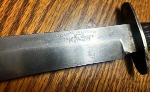 BUTLER SHEFFIELD SIDE KNIFE OR BOWIE