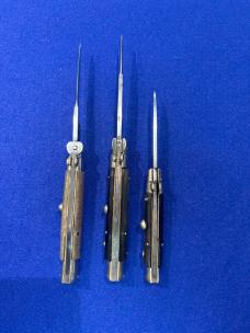 3 Knife Lot 2-Picklocks 1-BOBC