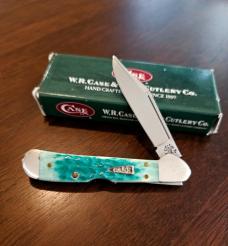 2003 Case Mini-Copperlock Jade Bone 01178