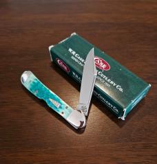 2003 Case Mini-Copperlock Jade Bone 01178