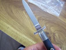 Vintage Taiwan Rizzuto Textured Handles Swing Guard UNUSED Works Great!
