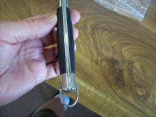 Vintage Taiwan Rizzuto Textured Handles Swing Guard UNUSED Works Great!