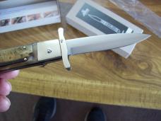 Hubertus The Guardian Knife Solingen, Germany Very Rare Big Horn Edition Swing Guard UNUSED W/Box