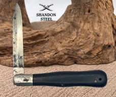 Large Coke Bottle Spear Point Carbon Steel Vintage Carbon Steel Knife (164)
