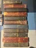 17 vintage razor boxes.  Several Union Cutlery