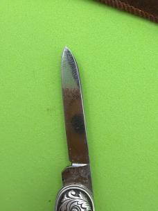 Excellent Large Size Sterling Silver Schrade Walden Double
