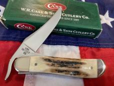 2001 Case xx Russlock Knife w/ Super Vintage Stag Handles (mdl# V51953L) -NOS