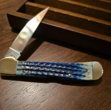 2017 Case XX Burnt Indigo Bone full size Copperlock 61549WL 