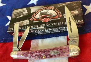 Case xx 2010 Whittler MDL 6355WH w Sweet Cabernet Bone Handles -NOS in Orig box