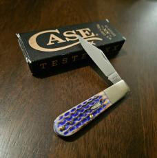 2025 Case XX Burnt Peanut Butter and Jelly Bone single blade Barlow 