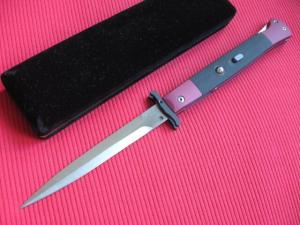  DKD Phantom Wayne Clark Design Dual Spring 11 14quot Swing Guard Switchblade Knife - New in Box