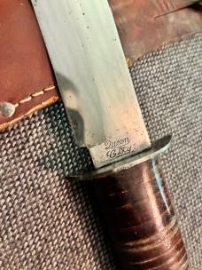Vintage Queen City military fixed blade 