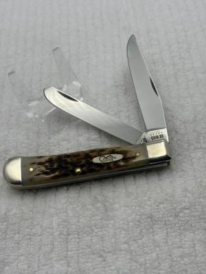 Case XX USA 2020 10 Dot 6254 SS 2 Blade Trapper Slip Joint Pocket Knife 131