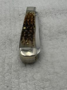 Case XX USA 2020 10 Dot 6254 SS 2 Blade Trapper Slip Joint Pocket Knife (131)