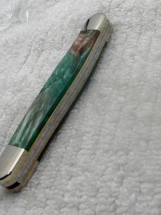Case XX USA 2009 1 Dot 2 Blade Muskrat Premier Edition 1 / 500 Coral Sea (110)
