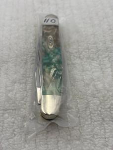 Case XX USA 2009 1 Dot 2 Blade Muskrat Premier Edition 1 / 500 Coral Sea (110)