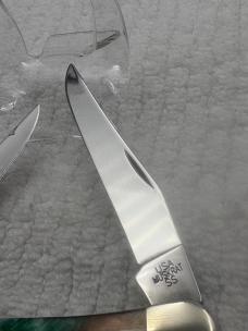 Case XX USA 2009 1 Dot 2 Blade Muskrat Premier Edition 1 / 500 Coral Sea (110)