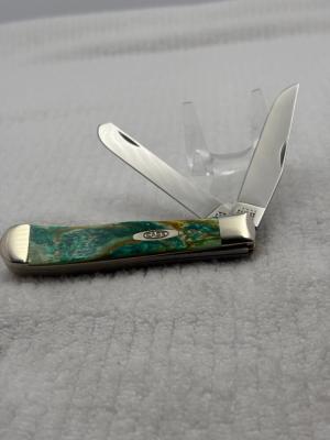 Case XX USA 2021 9 Dot 9254 SS 2 Blade Trapper Slip Point Pocket Knife 40