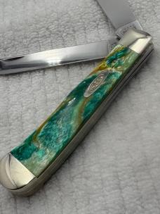 Case XX USA 2021 9 Dot 9254 SS 2 Blade Trapper Slip Point Pocket Knife (40)