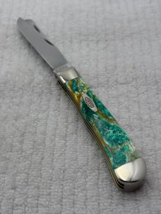 Case XX USA 2021 9 Dot 9254 SS 2 Blade Trapper Slip Point Pocket Knife (40)