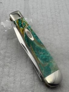 Case XX USA 2021 9 Dot 9254 SS 2 Blade Trapper Slip Point Pocket Knife (40)