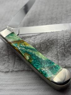 Case XX USA 2021 9 Dot 9254 SS 2 Blade Trapper Slip Point Pocket Knife (40)