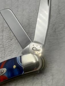 Case XX USA 2014 6 dot 10318 SS 3 Blade Med Stockman Slip Joint Pocket Knife (54)
