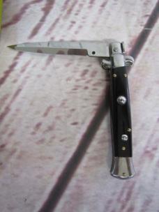 Vintage 1960s Italian Stiletto – Swivel Bolster – "ITALY INOX" Tang Stamp – Great Mechanics