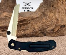 Rostfrie Eagle 5" Folding Stainless Steel Serrated Pocket Lock-Blade Knife (113)