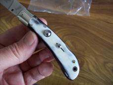 Vintage AKC Italy Speed Hunter Lockback Brazilian Horn Fires Like a Rocket Looks UNUSED!