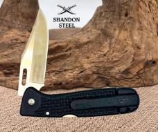 SOG Auto Clip Plain Edge Lockback Folding Pocket Knife BG-42 Steel Rc 60 (169)
