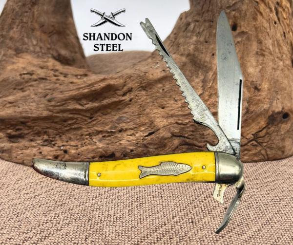 Imperial Fishing Knife Vintage Beverage Can Opener Bottle Opener Scaler (170) Imperial Fishing Knife Vintage Beverage Can Opener Bottle Opener Scaler (170)