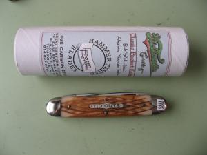 GREAT EASTERN TIDIOUTE  PATTERN 53M 2007 CIGAR MUSKRAT ANTIQUE GREEN JIG BONE