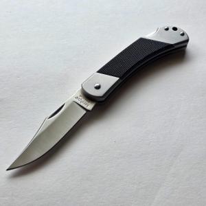 Kershaw Black Gulch 3120 Lockback Pocket Knife Satin Clip Point Blade