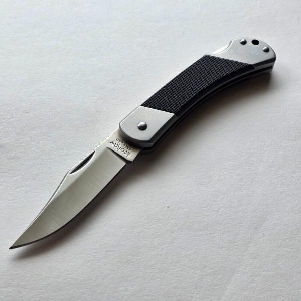 Kershaw Black Gulch 3120 Lockback Pocket Knife Satin Clip Point Blade Kershaw Black Gulch 3120 Lockback Pocket Knife Satin Clip Point Blade