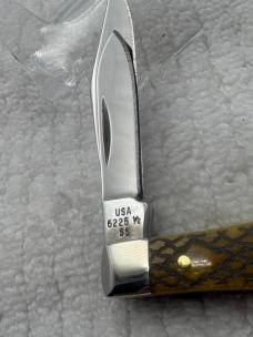 Case XX USA 8 Dot 2022 6225 1/2 SS Small Coke Bottle Jack Swell Center (85)