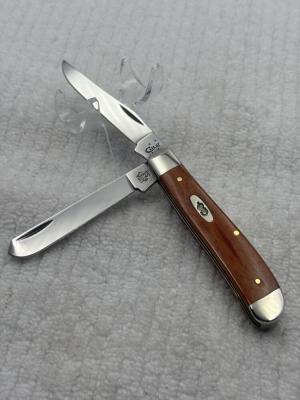 Case XX USA 4 Dot 2016 6207 SS Mini Trapper 2 Blade Slip Joint Pocket Knife 147