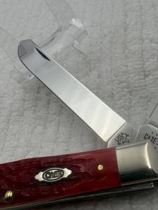 Case XX USA 9 Dot 2021 6254CV 2 Blade Trapper Slip Joint Pocket Knife (154)