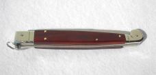 NEW AGA CAMPOLIN 12" ITALIAN SICILIANO FIGHTING KNIFE EXOTIC COCOBOLO WOOD 4 MIL BLADE N/S BOLSTERS