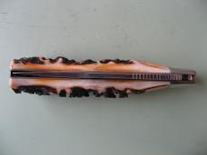 TUNA VALLEY 2012 LOCK BACK TRAPPER BURNT STAG