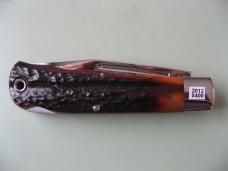 TUNA VALLEY 2012 LOCK BACK TRAPPER AMBER STAG